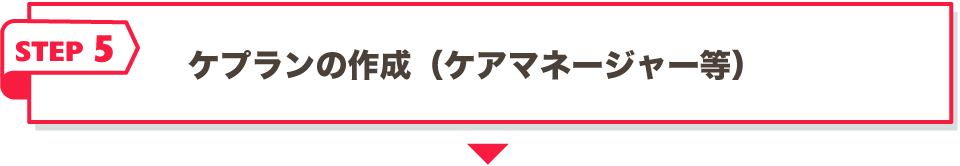 プランの作成（ケアマネージャー等）